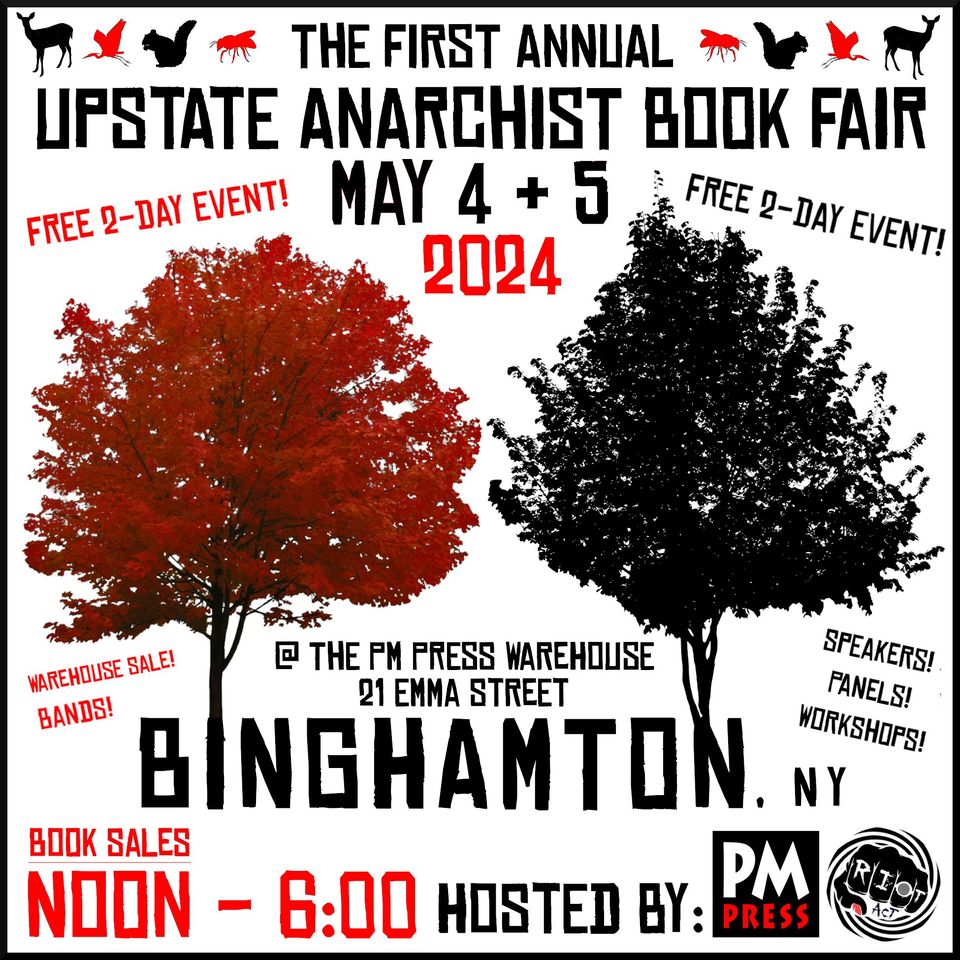 May 4-5: Upstate NY Anarchist Bookfair!