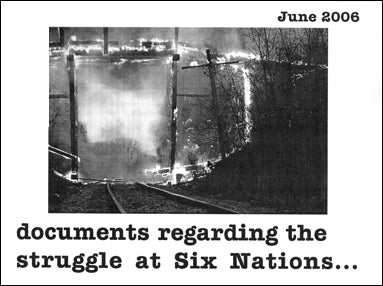 Documents Regarding The Struggle At Six Nations…